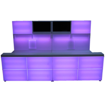 Exclusive LED Bar violett front
